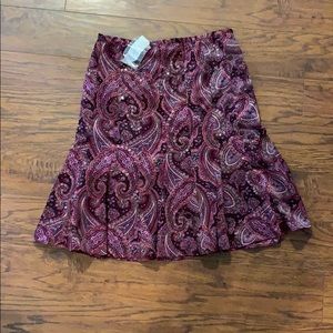 Loft Skirt Size 6P Petite Purple